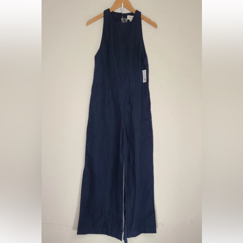 Joie Klein Cotton Linen Blend Jumpsuit
Midnight Blue Size S NEW